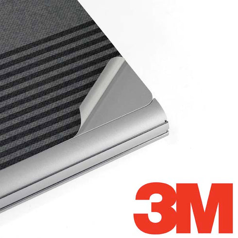 Black and Grey Stripes Surface Book 2 15in Skin